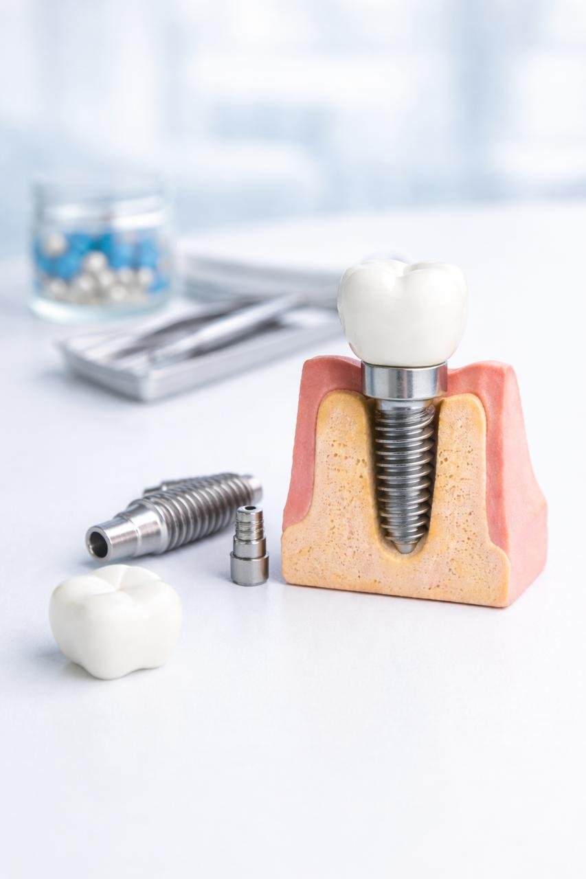 Implante dentário em Ji-Paraná com prótese fixa sobre implante