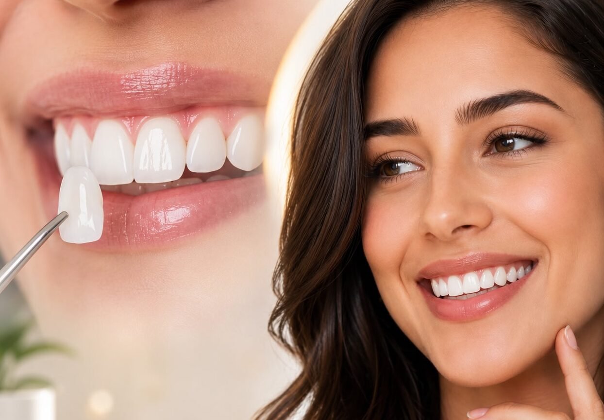 Facetas dentárias em Ji-Paraná: sorriso estético com laminados cerâmicos para correção de formato, cor e alinhamento dos dentes.