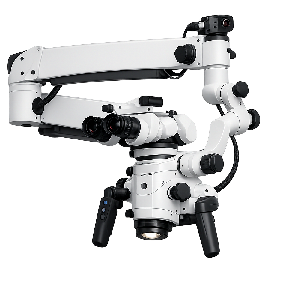 Microscopio alliance, utilizado pela Dra Camla Dalla Martha