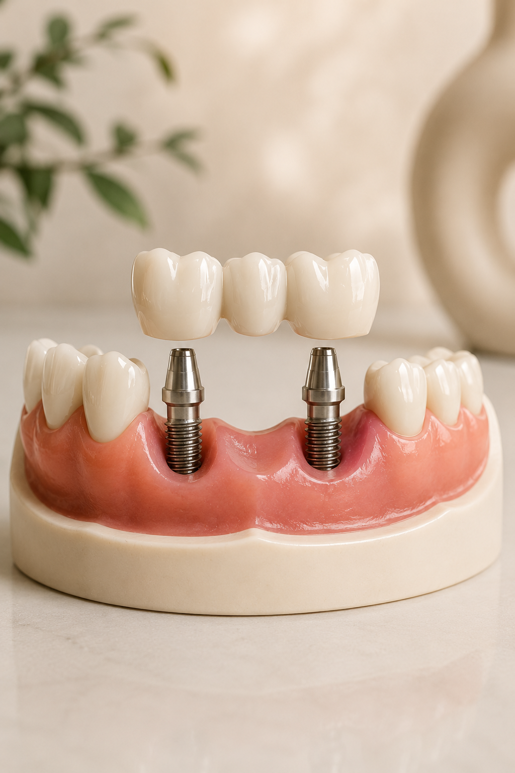 Prótese sobre implante em Ji-Paraná com prótese dentária fixa apoiada em implantes